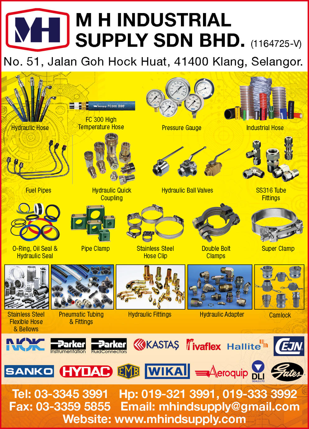 Brochure M H INDUSTRIAL SUPPLY SDN. BHD.
